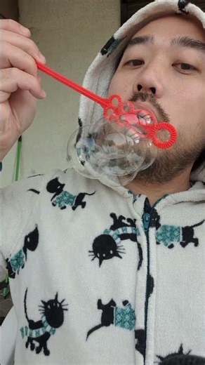 ASMR Drinking & blowing bubbles sounds #youtubeshorts #shorts
