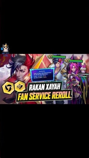 💘 Xayah – Rakan fan service TFT 15 – đội hình nên thử nhé ae 🔥 #lol #tft #dautruongchanly #shorts