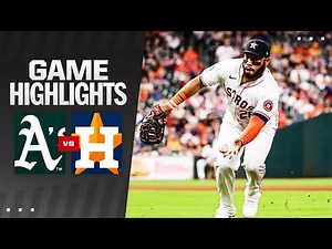 A's vs. Astros Game Highlights (5/14/24) | MLB Highlights