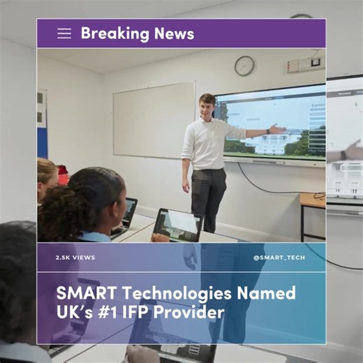 We are incredibly proud to be the UK’s Number 1 IFP Provider for FY26 Q2, verified by @FutureSource. 🎉 This achievement is thanks to the people who make learning meaningful every day: 👩‍🏫 Teachers creating classrooms where students collaborate and grow 💻 IT teams keeping technology reliable and supported 🤝 Partners helping bring powerful tools to schools 👋 And our SMART UK team, dedicated to putting technology in the hands of educators and learners Thank you for trusting us to help your sc