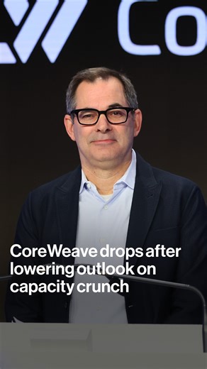 6K views · 328 reactions | CoreWeave CEO Michael Intrator tells Ed Ludlow his company is working on diversifying its suppliers after it lowered its annual revenue forecast due to a delay in fulfilling a customer contract, a setback in its race to keep up with the AI boom https://bloom.bg/49ava21 | Bloomberg Television | Facebook