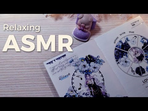 Relaxing ASMR 🌙 Slow Journaling & soft Sounds
