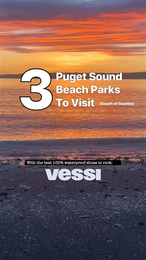 3 Puget Sound beaches to visit (and the best shoes to where while visiting 🤝 Vessi) #pnw #pnwhiking #pugetsound #ExploreWashington. https://crrnt.app/VESSI/dvQ1x847 | Compass Outdoors