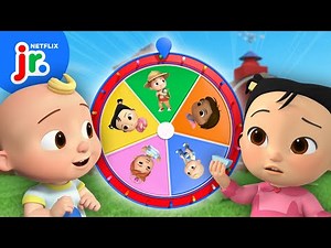 Spin the Mystery Wheel of BIG Feelings! ❤️ CoComelon Lane | Netflix Jr