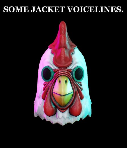 Jacket Voice Lines from Payday 2 and Hotline Miami