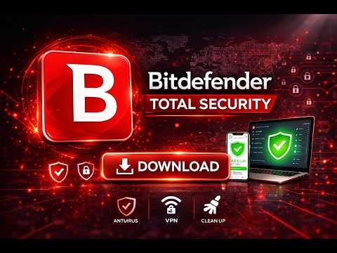 Bitdefender Total Security ile Güvenliğinizi Artırın! 🛡️✨ Hızlı ve Etkili Çözümler! 🚀🔒