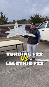 TURBINE F-22 ❌ ELECTRIC F-22 | Jason Kujan