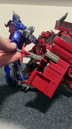 Megatron overload and shockwave vs Optimus prime #transformers #viral #robosenoptimusprime #roblox