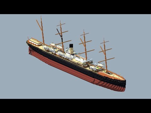 Building the Oceanic Class #4 :: Rilhon's Shipyard E190 :: Minecraft
