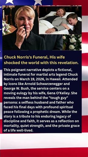 Chuck Norris's Funeral, His wife shocked the world with this revelation.