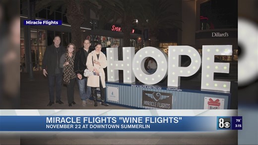 Miracle Flights “Wine Flights” at Downtown Summerlin