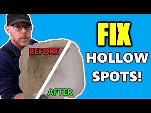 How to Fix Hollow Spots in Concrete – Easy Slurry Repair Method