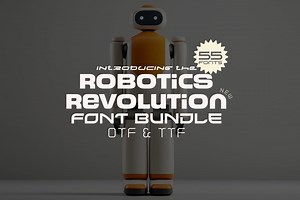 Robotics Font Bundle – 55 Futuristic Industrial and Sci-fi Typefaces Great for Procreate, Canva, and Cricut. Instant Download (OTF & TTF) - Etsy