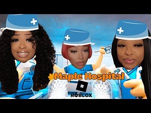DAY 1 as a Nurse in Roblox Maple Hospital: My FIRST BBL Surgery!