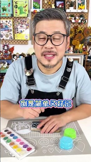 Where is the logo of the yellow triangle and isosceles trapezoid? Ultra-light clay. The peak of