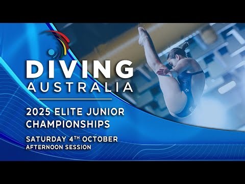 2025 Diving Australia Elite Junior Championships – Day 3 – Afternoon