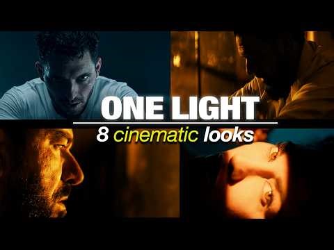 You Only Need ONE Light to Create Cinematic Lighting