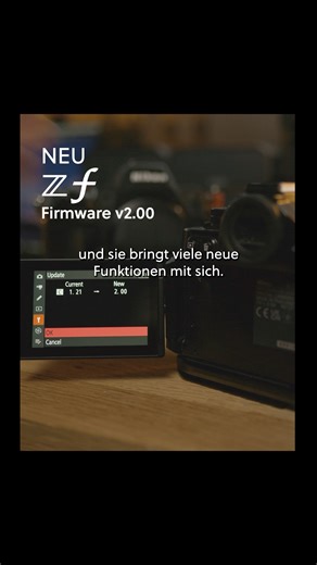 Ein neues Firmware-Update für die Nikon Zf ist da! Jetzt herunterladen: https://downloadcenter.nikonimglib.com/de/products/624/Z_f.html | Nikon