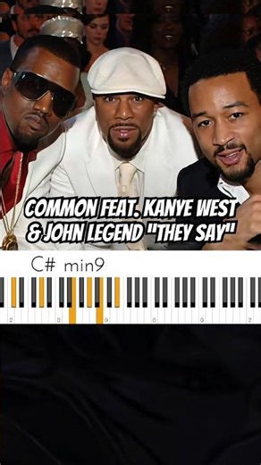 Common Feat. Kanye West & John Legend “They Say” Chords 🔥🎹🔥 #musicianparadise