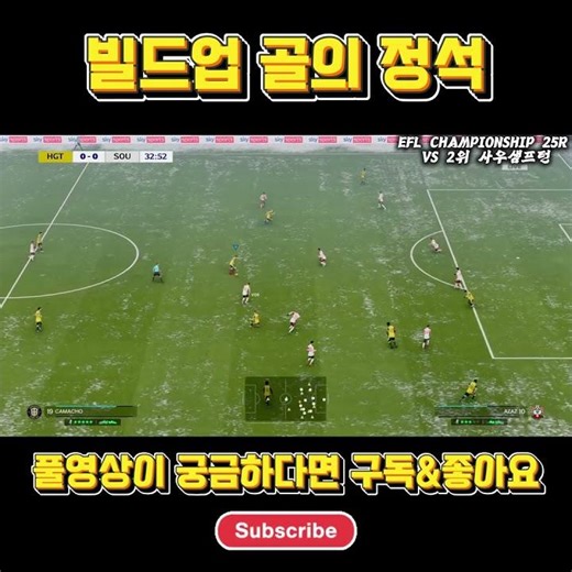 빌드업 골의 정석 #shorts #careermodefc26 #fc26#easports #fifa #축구 #해외축구 #eflchampionship #football #game