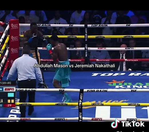 Highlights Abdullah Mason vs Jeremia Nakathila #abdullahmason #fyp #gervontadavis #boxing🥊 #tankdavis #boxingedit #boxeo #boxer #pitbullcruz