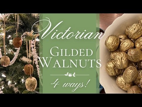 Making Gilded Walnut Ornaments || 4 Methods Tested