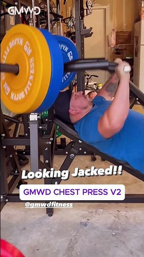 Elevate your chest workouts with the GMWD V2 Chest Press Machine!