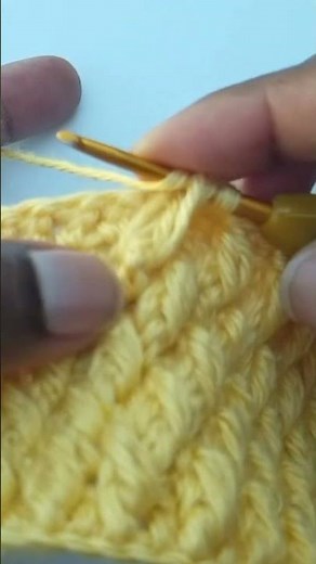 How to make this easy 3d Crochet Stitch in less than a minute #crochet #crochettutorial #bokecrochet