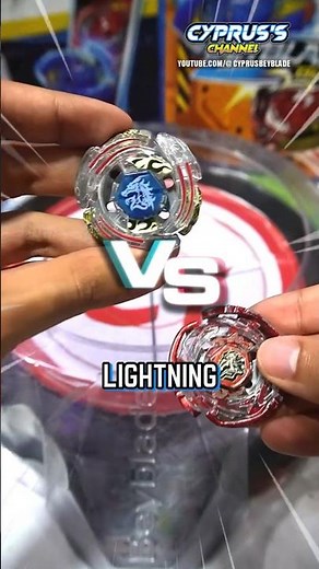 LIGHTNING L-DRAGO vs CYBER PEGASUS #ベイブレード #beyblade @NicoralOf