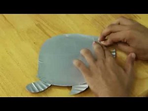 How to make paper plate tortoise video -Art and craft