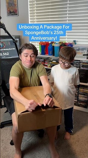 Unboxing A Package For SpongeBob’s 25th Anniversary!
