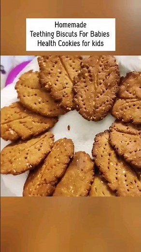 Homemade Teething/ Health Biscuits For Teething Babies 6months +