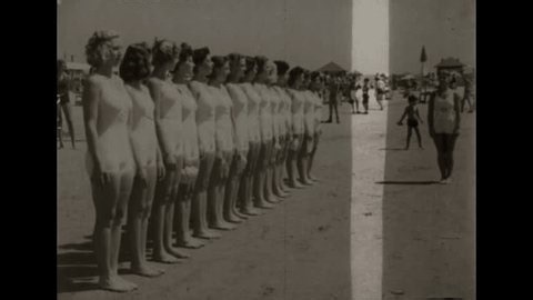 clip-3991995937-united-states-1940s-group-female-lifeguards-training