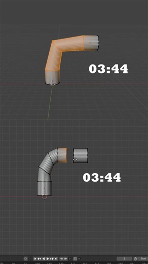 Which one is Faster to build a Bridge in Blender #blender #3d #tiktok #shorts #reels #love #edit