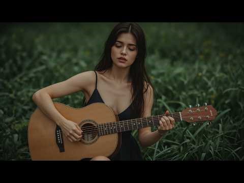 Echoes of Her Sadness – Emotional Guitar and a Radiant Girl in Nature
