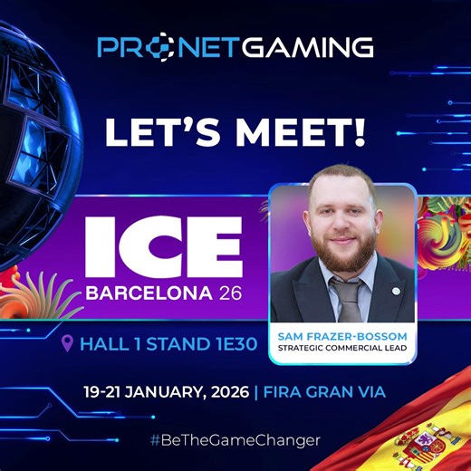 🇪🇸 ICE Barcelona is where strategy meets execution. From platform innovation to sportsbook, casino, and omni-channel retail, we're helping operators grow smarter and faster 📈 Let’s talk partnerships that move the needle. See you at ICE! 🚀 #BeTheGameChanger | Pronet Gaming