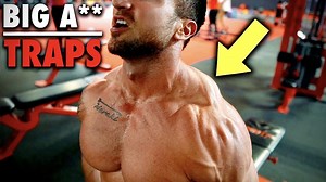 Superhuman traps workout builds massive traps using balloon method