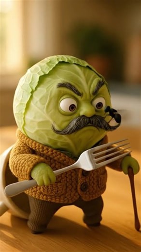 The Grumpy Cabbage Man vs. An Annoying Fly (Funny Animation) #Shorts