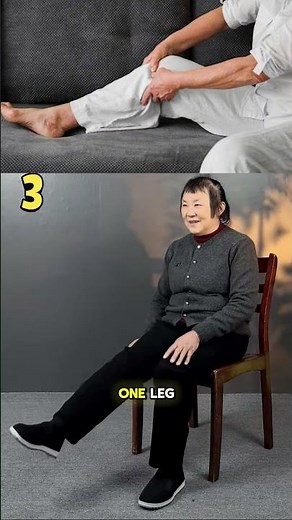 4 Daily Chair Exercises for Stronger Knees #shorts #mobility