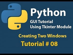 Python GUI: Showing Second window from Main Window and passing Main window data to it Tutorial# 8