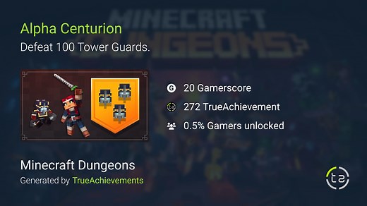 Alpha Centurion achievement in Minecraft Dungeons