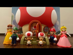 Deluxe Toad House Playset - Super Mario (Jakks Pacific) Build and Review