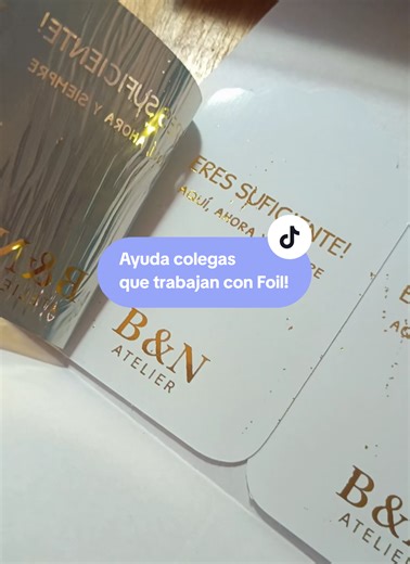 si imaginan porque sucede esto sería de gran ayuda sus aportes, aclaro* ‼️tengo impresora láser brother hl1212, laminadora global blanca básica, el foil.es reactivo al toner ibi , y utilizo toner de Basic linea de Artjet !‼️