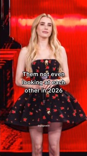 Emma Roberts and Evan peters not even looking at each other in 2026 😭💔