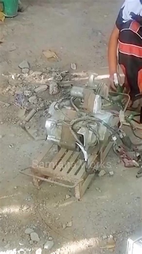 How to motorcycle engine 110cc outside start #bike #maintenance #mobilemechanic #engine #diymechanic