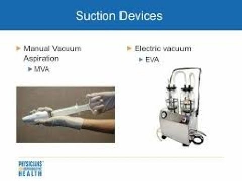 Manual vacuum aspiration And Electric vacuum Aspiration