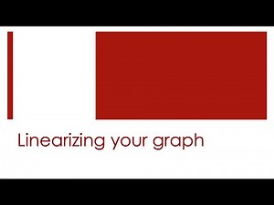 Linearizing your Graph
