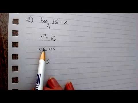 Aula de matemática - Logaritmo - exercícios (parte 1)