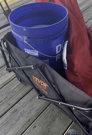 Yall.. This wagon is a game changer for our adventures. The magnet is legit heavy when we walk a good distance.. 👀 this “mini” thing holds up to 300lbs, all our magnets, chairs, water, compartments in both sides, collapses easily in the car. Bam @vevor.us.live #magnetfishing #magnet #wagon #adventure #vevor #thankyou #fyp #foryoupage