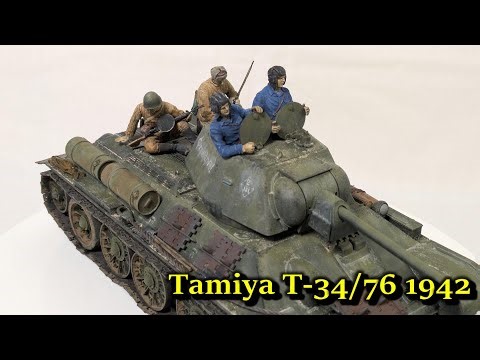 Tamiya Legacy T-34/76 1942 Final Reveal ( English Sub )